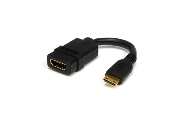 Startech.com 5in Mini Hdmi To Hdmi Adapter - 4k High Speed Hdmi Adapte