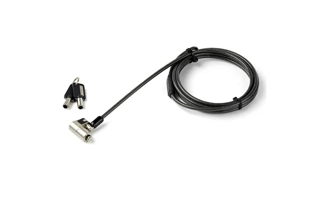 Startech.com 6.5' 2m 3-in-1 Universal Laptop Cable Lock - Keyed