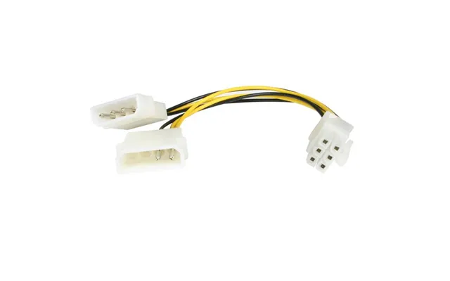 Startech.com 6in Lp4 To 6 Pin Pci Express Video Card Power Cable Adapt