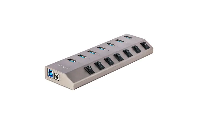 Startech.com 7-port Self-powered Usb-c Hub With Individual On Off Swit