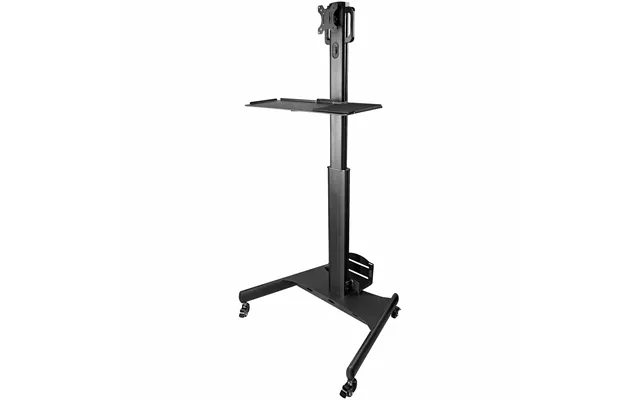 Startech.com Mobile Workstation Cart With Monitor Mount. Cpu Pc Holder