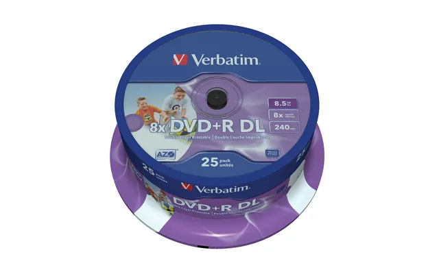Verbatim 43667 Blank Dvd 8.5 Gb Dvd R Dl 25 Pc S