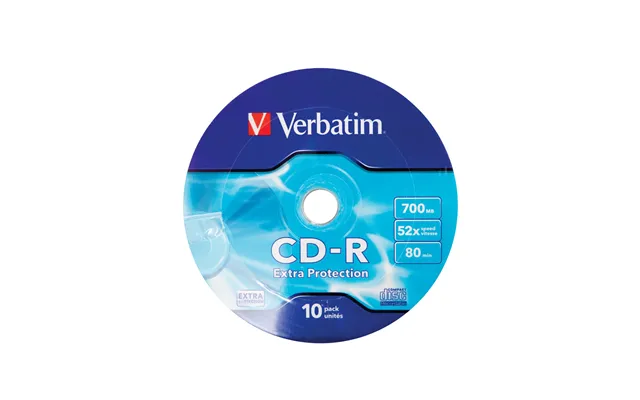 Verbatim Cd-r 52x 700mb 10pk Ops Wrap Ep 10 Pc S