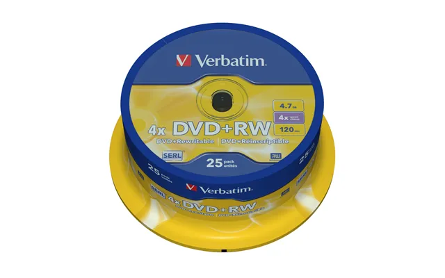 Verbatim Dvd Rw Matt Silver 4.7 Gb 25 Pc S