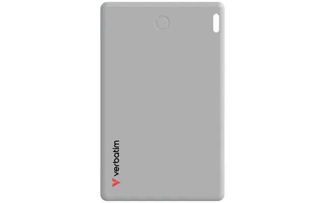 Verbatim My Finder Card Bluetooth Item Finder 1 Pack Silver