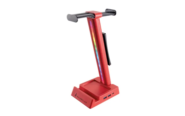 Verbatim Surefire Vinson N2 Dual Balance Gaming Rgb Headset Stand Red