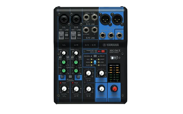 Yamaha Mg06x Audio Mixer 6 Channels Black