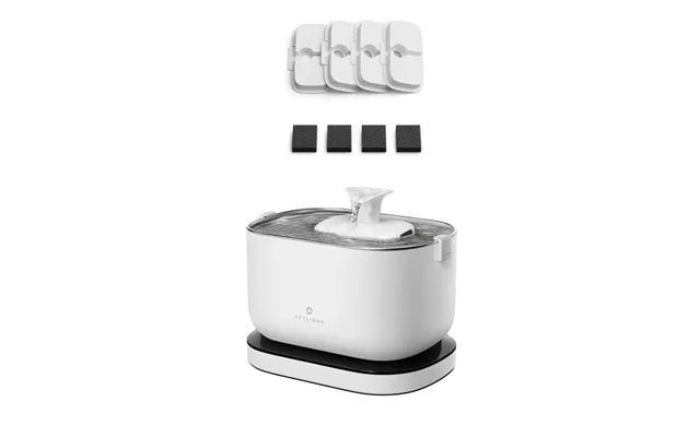 Petlibro On Dockstream Battery-operated Water Fountain - White Dockstream & 4 Filters