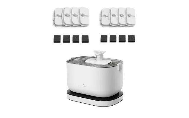 Petlibro On Dockstream Battery-operated Water Fountain - White Dockstream & 8 Filters