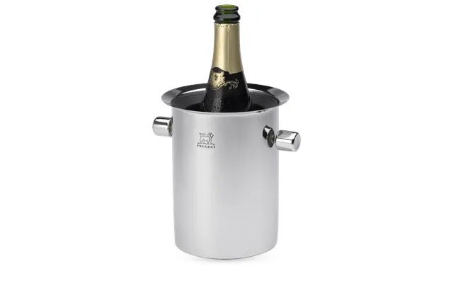 Keep Your Champagne At The Right Temperature In This Chrome-plated - Stainless Steel Bucket Which Comes With Four Chilli