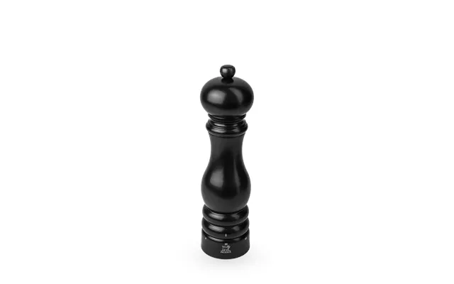 The Black Satin Finish On This 22cm Paris Pepper Mill Subtly Plays With The Light To Bring Some Dazzling Beauty To Your 