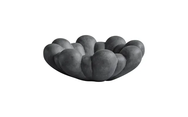 101 Copenhagen Bloom Tray Bowl Large Dark Grey