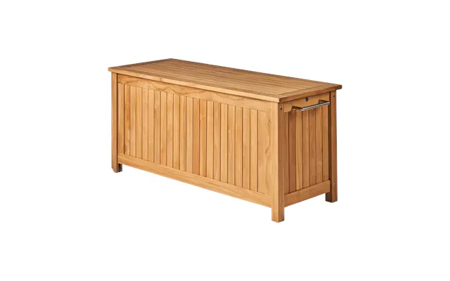 1898 Bjärknäs Cushion Box With Wheels S 130x50x60 Cm Teak