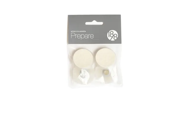 1898 Prepare Floor Protectors White - 37mm Plastic Felt Tube Rivet