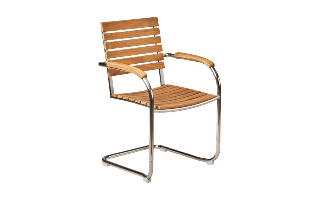 1898 Rörvik Dining Chair Teak-stainless Steel
