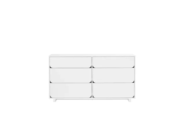 1898 Vidja Dubbel Chest Of Draws White Lacq. 6 Box