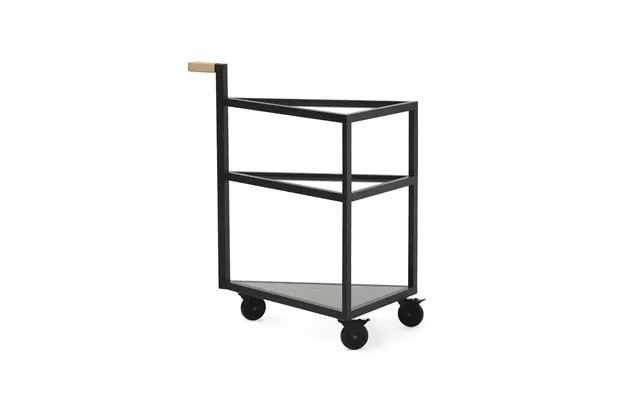 A2 Move Serving Trolley Black Stained Oak - Big