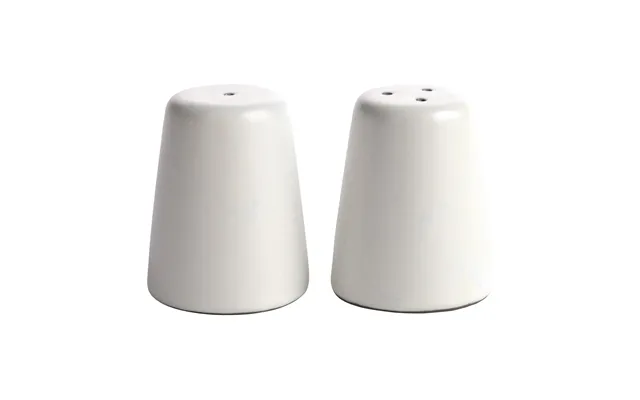 Aida Raw Salt And Pepper Set Arctic White