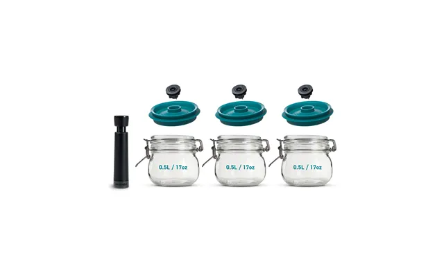 Airtender Airtender Vacuum Sealer Jars 3-pack 0.5l