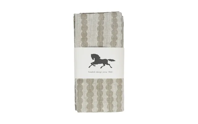 Almedahls Pricktyg Fabric Napkin 45x45 Cm 2-pack Nature-taupe