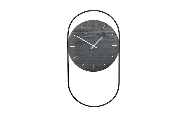Andersen Furniture A-wall Wall Clock 41x76 Cm Black-brass