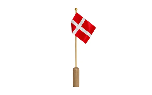 Andersen Furniture Celebrating Denmark Flag 40 Cm Oak-brass