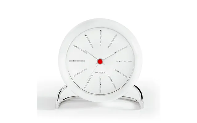 Arne Jacobsen Clocks Aj Bankers Table Clock White