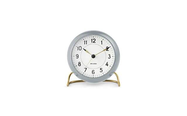 Arne Jacobsen Clocks Aj Station Clock 12 Cm Grey-white