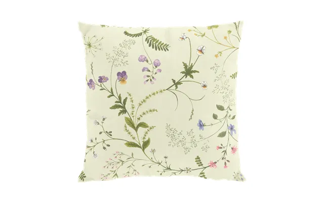 Arvidssons Textil Blomsteryra Cushion Cover 47x47 Cm Yellow