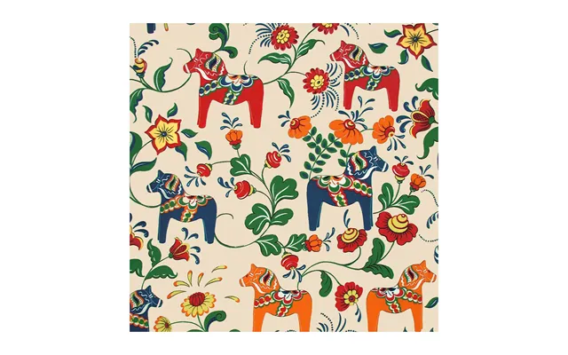 Arvidssons Textil Dala Horse Oilcloth Multi