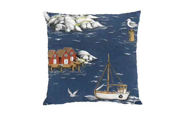 Arvidssons Textil Fiskeskär Cushion Cover 47x47 Cm Blue