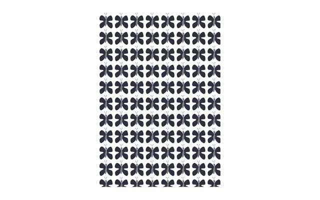 Arvidssons Textil Fjäril Mini Oilcloth Blue