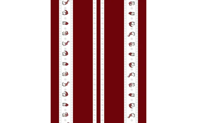 Arvidssons Textil Julian And Co. Christmas Fabric With Edging Red