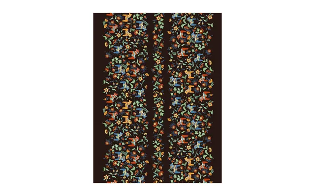 Arvidssons Textil Leksand Bård Fabric Black