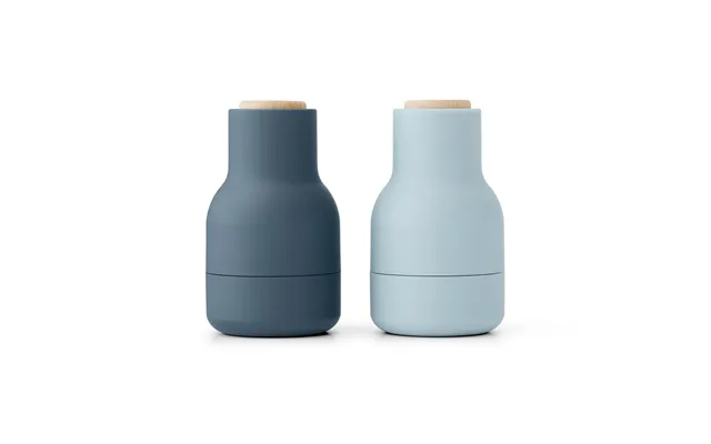 Audo Copenhagen Bottle Grinder Spice Mill - Small 2-pack Blues-beech