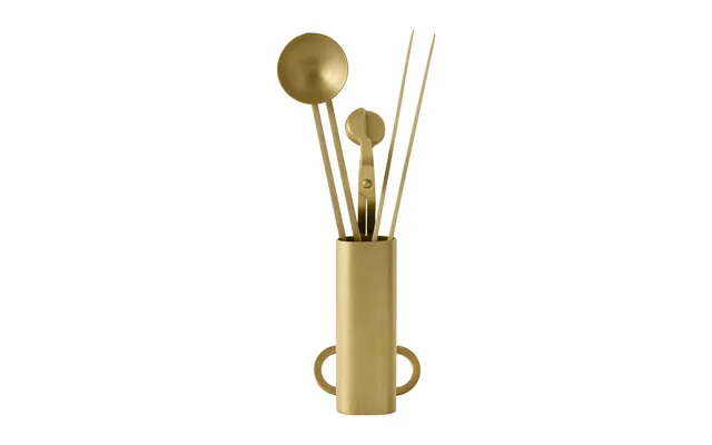 Audo Copenhagen Clip Care Kit Candle 4 Pieces Brass