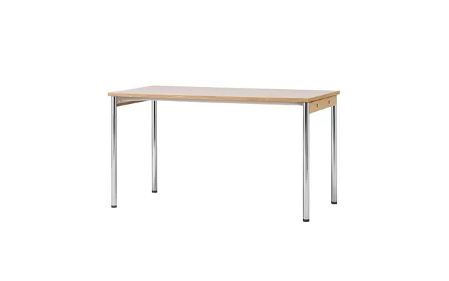Audo Copenhagen Co Table Conference Table 140x70cm Chrome - Laminate Creme