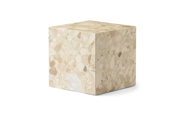 Audo Copenhagen Plinth Cubic Pedestal 40x40 Cm Kunis Breccia