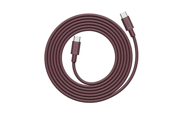 Avolt Avolt X Bauhaus-archiv Cable 1 Usb C To Usb C Mulberry Red