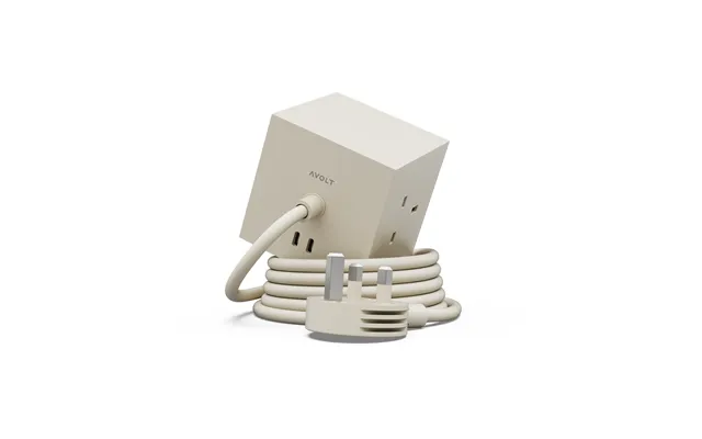 Avolt Square 1 Uk Power Strip Usb-c 30w 1.8 M Nomad Sand