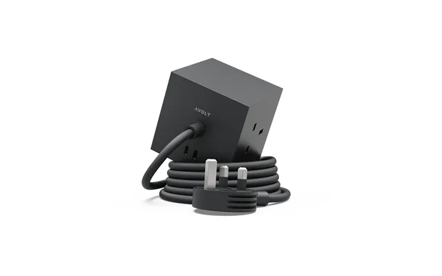 Avolt Square 1 Uk Power Strip Usb-c 30w 1.8 M Stockholm Black