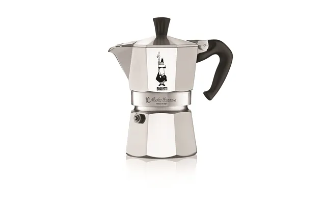 Bialetti Moka Coffee Maker 3 Cups Silver