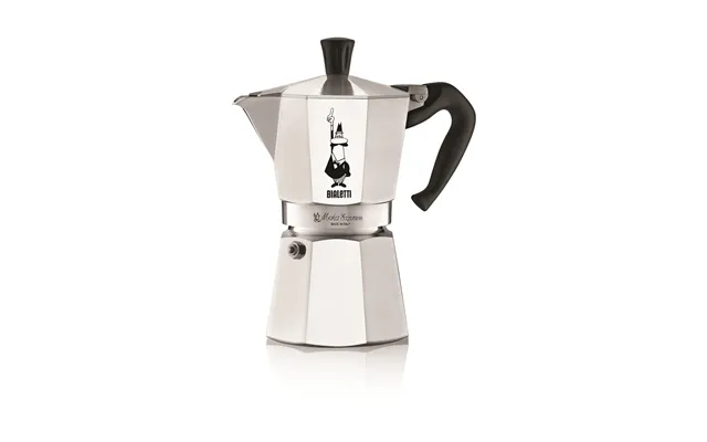 Bialetti Moka Coffee Maker 6 Cups Silver