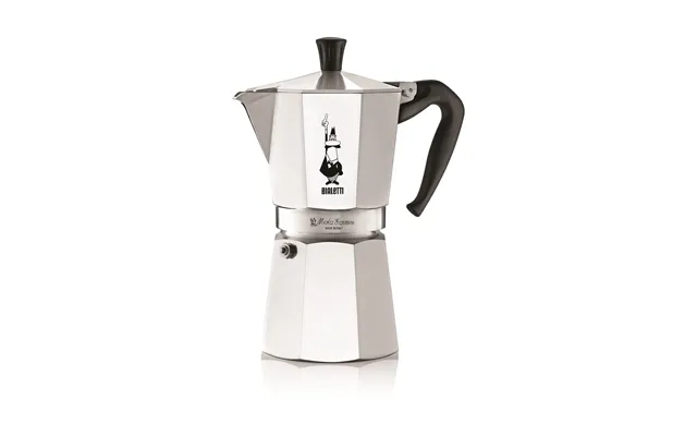 Bialetti Moka Coffee Maker 9 Cups Silver