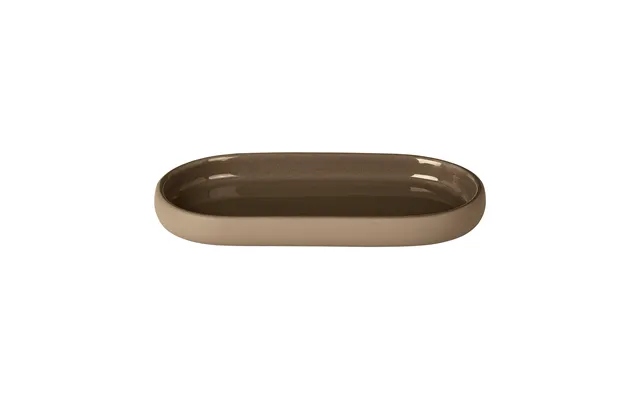 Blomus Sono Dish Ceramic 10x19 Cm Beige