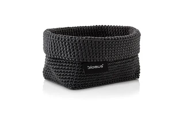 Blomus Tela Textile Basket M 10x15 Cm Anthracite