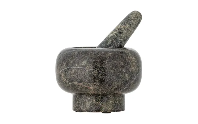 Bloomingville Arazo Mortar With Impact Ø12.5 Cm Green