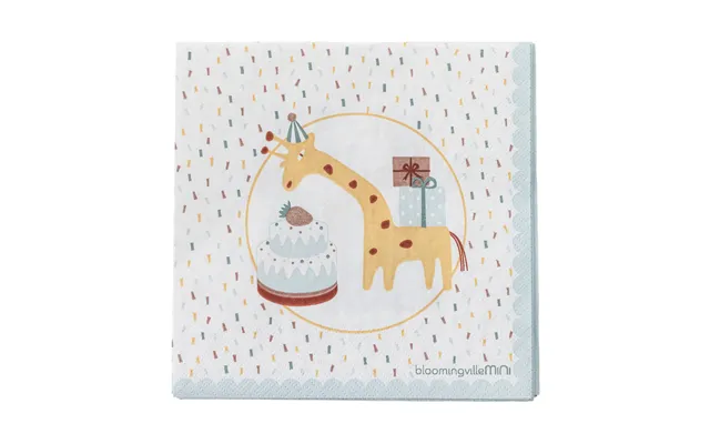 Bloomingville Celebrate Paper Napkin 20-pack Blue