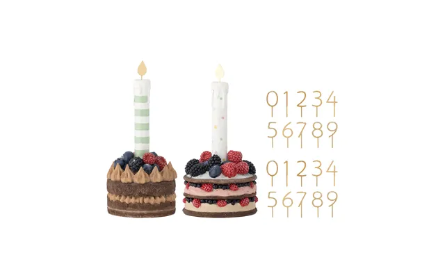 Bloomingville Hooray Birthday Decoration 2 Pieces Red