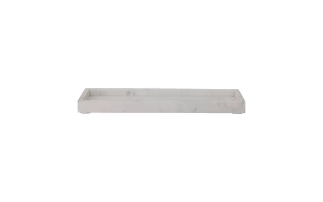 Bloomingville Majsa Decorative Tray 18x38 Cm White Marble